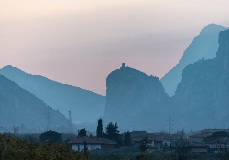 Arco Castle - Dro, Trento, Italy - October 30, 2016 – Arco